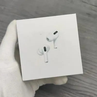 White Air Pods Pro 2 charging case open
