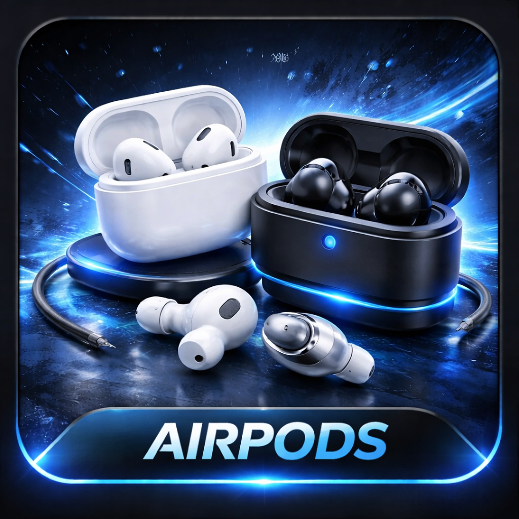 AirPods and wireless earbuds collection at Pakplugz
