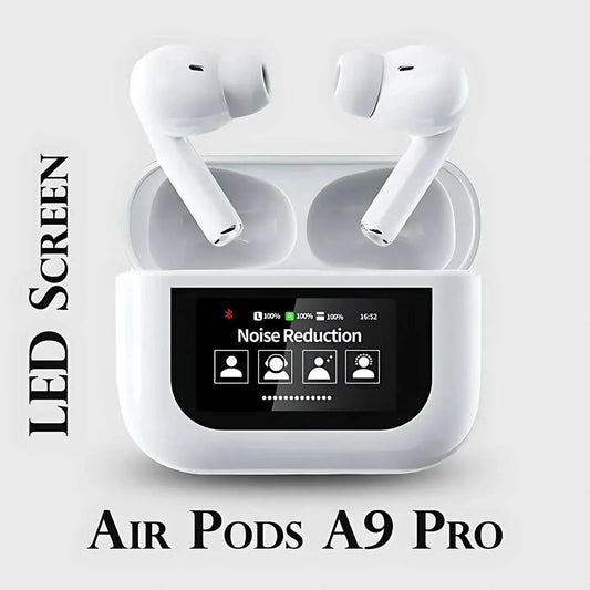 White Earbuds Air Pods A9 Pro wireless bluetooth earbuds